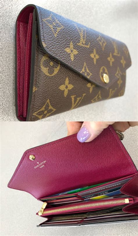 louis vuitton monogram full size wallet|louis vuitton sarah wallet.